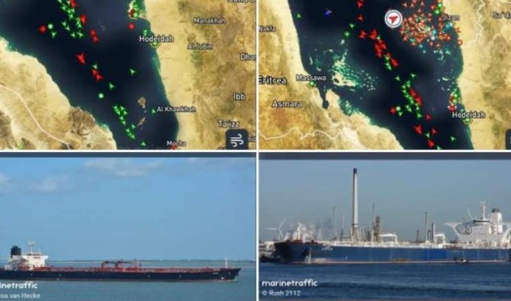  العميد سريع يعلن استهداف سفينتين سعوديتين نفطيتين في البحر الاحمر